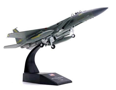 Buy Wltk USAF F-15A Eagle 1985 Fighter 1/100 Diecast Aircraft Jet Model ...