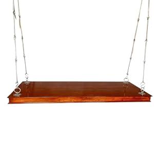 Jairi Traders Plank Wooden Swing Indoor Outdoor Teak Wood (4x2 Feet ...