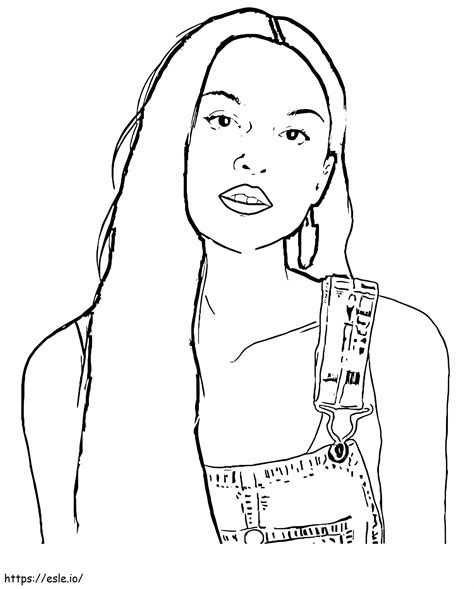 Olivia Rodrigo Coloring Page | Coloring Pages