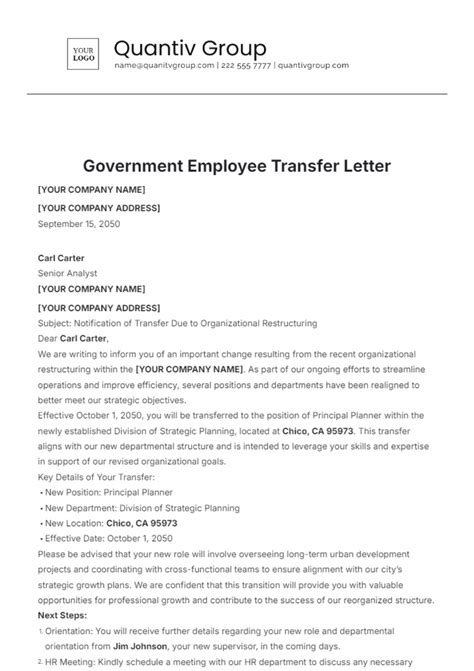 Employee Transfer Letter Sle Formato Para Imprimir - Infoupdate.org