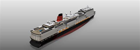 👸 Cunard current fleet pack (all 4 queens): QM2, Queen Victoria, Queen ...