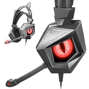 iilike Gaming Headset for PS4/5 Xbox One PSP Laptop, with Noise ...