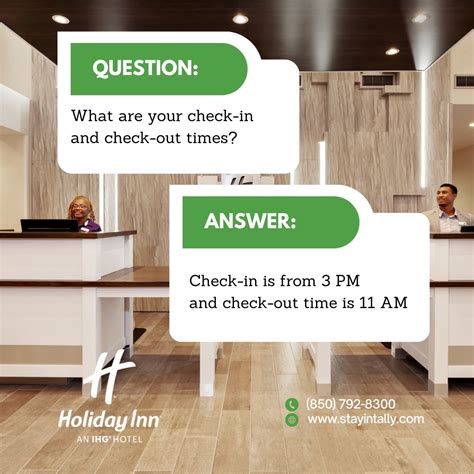 𝐐𝐮𝐞𝐬𝐭𝐢𝐨𝐧: What are the check-in and check-out times for Holiday Inn ...