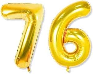 Flipkart.com | NImbark collection Solid 76 Number Balloon Balloon - Balloon