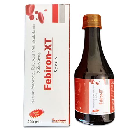 FEBIRON-XT Syrup Stenkem Molecules Pvt. Ltd.