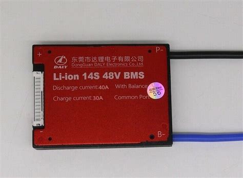 Li-ion BMS PCB 14S 48V 40A Daly Balanced Waterproof | Ubuy India