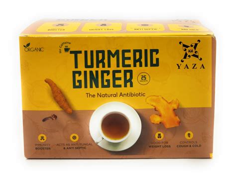 Yaza Turmeric Ginger Tea - The Natural Antibiotic - loose tea (100gram