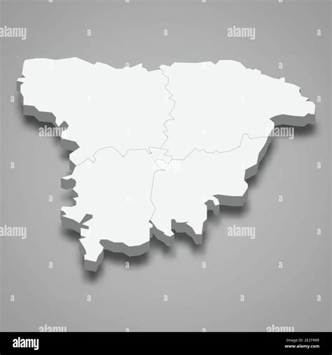 3d isometric map of Sylhet is a division of Bangladesh, vector illustration Stock Vector Image ...