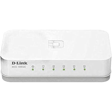 D-Link DES-1005C 5-Port 10/100 Mbps Unmanaged Switch, white - Buy D ...