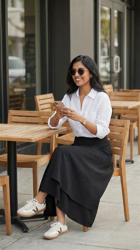 Black Structured Scuba Wrap Modest Maxi Skirt | Elegant Workwear – Haya ...