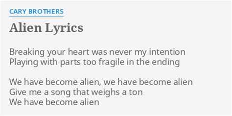 Alien Tunes Lyrics 的图像结果