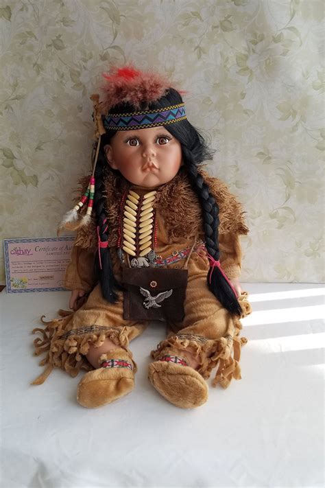 Native American Doll/Cathay Collection/MADISON/COA/NIB | Etsy | Native ...
