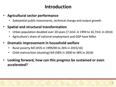 The future of Ethiopia's agriculture: Drivers and Scenarios | PPTX