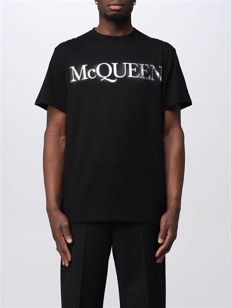 ALEXANDER MCQUEEN: t-shirt for man - Black | Alexander Mcqueen t-shirt ...