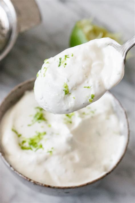 Easy Lime Crema Recipe (Drizzle on Everything!) - Downshiftology