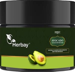 HERBAY AVOCADO Face Scrub For Skin Pigmentation, Detanning, Anti ...