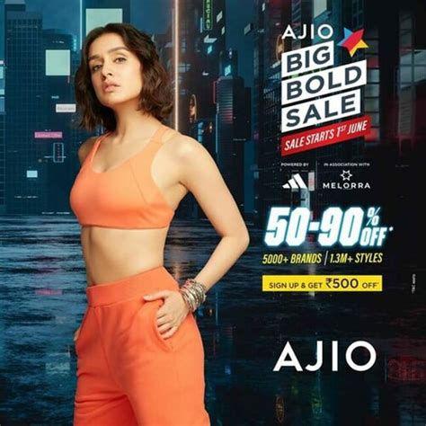 Ajio launches 'Big Bold Sale' and campaign with Shraddha Kapoor ...