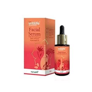 Vritilife Ayurvedic Facial Serum with Olive, Almond, and Kunkumadi Oil ...