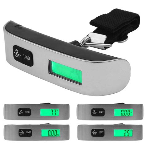 Digital Scale,Portable Electronic Handheld LCD Display T-Type Luggage ...