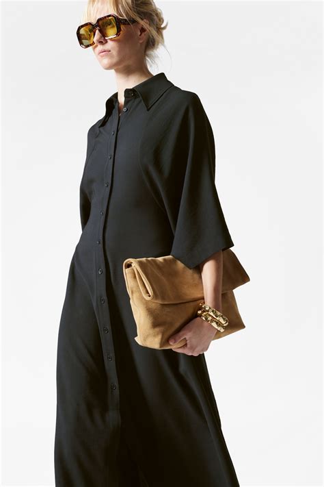 Midi Shirt Dress - Black - DAMES | H&M BE