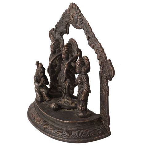 Brass Ram Darbar Statue for Worship