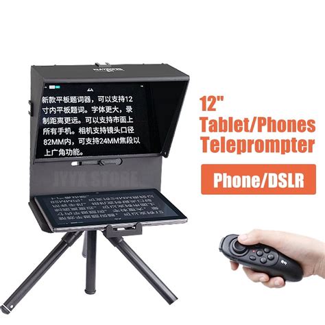 Tablet Camera Mount Teleprompter 的图像结果