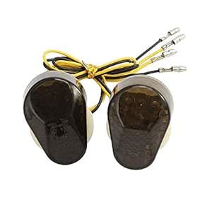 Partol LED Turn Signal Indicator Light Smoke Rear Flush Mount Side Lamp ...