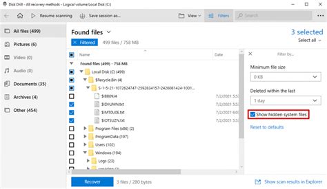 Image result for How to Retrieve Hidden File