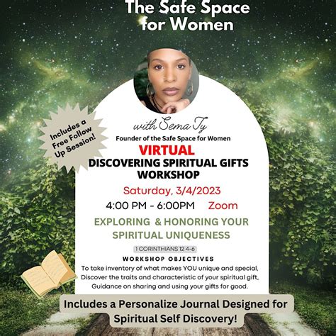 Virtual Discovering Spiritual Gifts Workshop & Free Follow Up Session ...