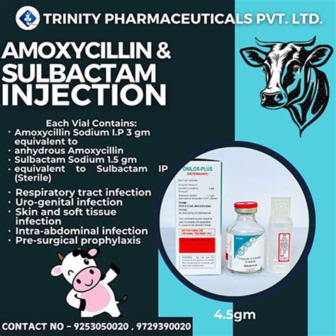 ONILOX - PLUS VETERINARY DRY INJECTIONS Trinity Pharmaceuticals