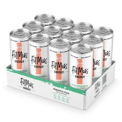 Snapklik.com : MusclePharm FitMiss Energy Drink 12oz (Pack Of 12 ...