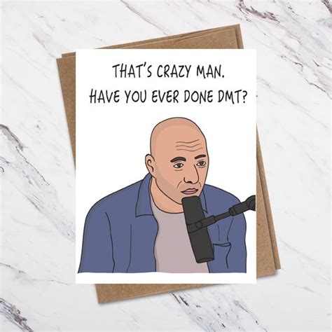 Buy Joe Rogan Birthday Card, Joe Rogan Greeting Card, JRE Card Online ...