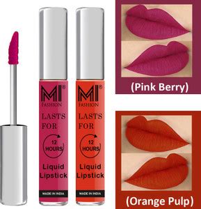 MI FASHION Liquid Matte Lipsticks |Waterproof|Smudge Proof| Made in ...