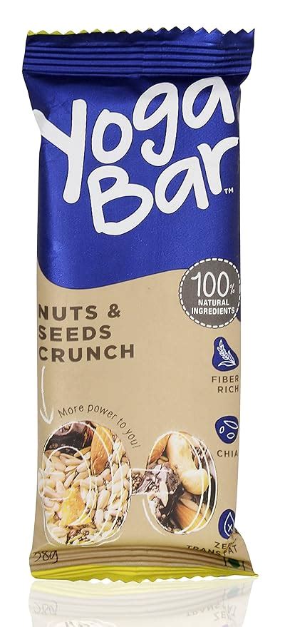 Yoga bar Nutrition Bar - Nuts and Seeds, 38g Pouch : Amazon.in: Grocery ...