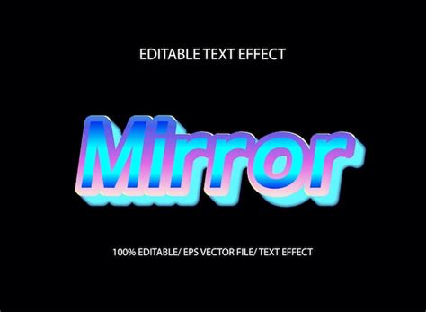 Image result for Mirror Text Effect