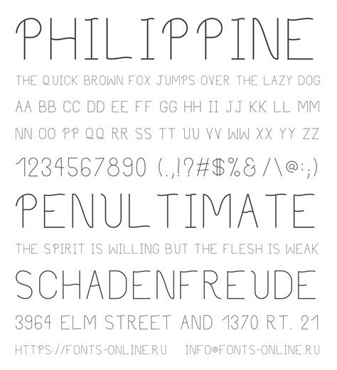 Philippine font