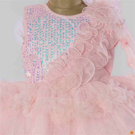 Buy Pink Sequin Girls Frock – Mumkins