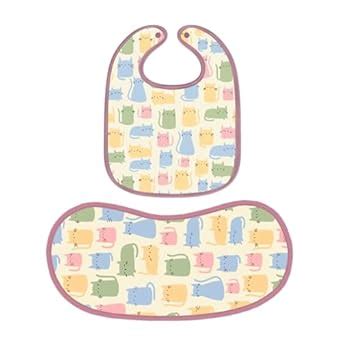 HAPPY MATTY Absorbent Fast Dry Washable Baby Feeding Combo Bibs and ...