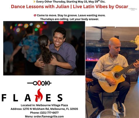 Latin Dancing and Lessons at Flames! Come Drink and Dance!, Flames ...
