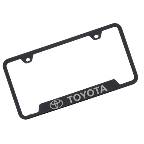 Toyota License Plate Frame (Black) | eBay