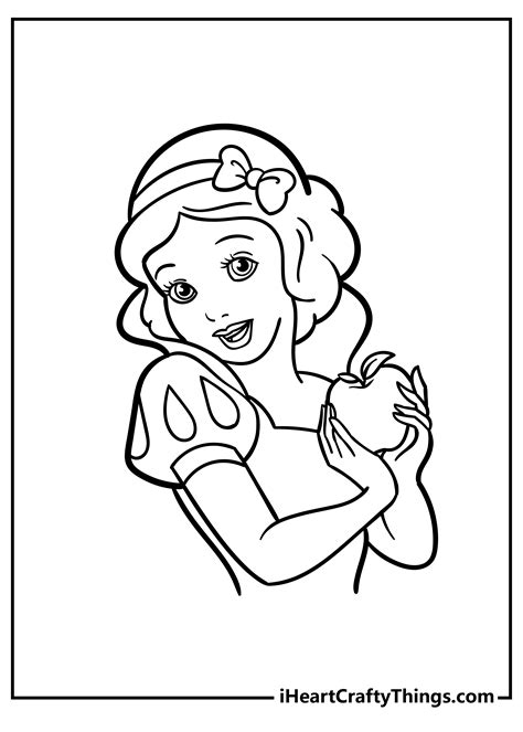Snow White Colouring Pages