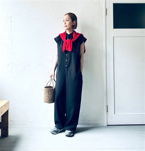 new ️item482:バンドカラーフレンチオールインワン | Stjarna . ilma