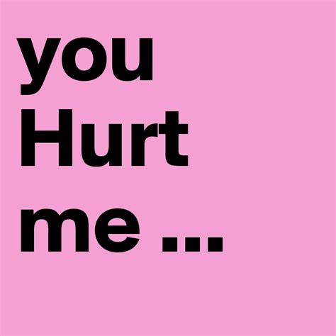 you Hurt me ... - Post by christle on Boldomatic