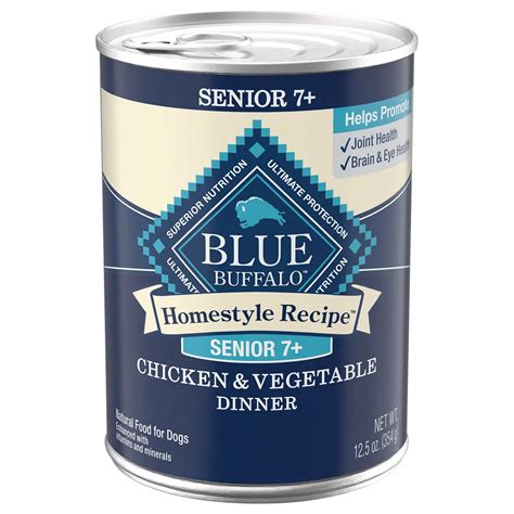 Blue Buffalo Blue Homestyle Recipe Natural Senior 7+ Chicken ...