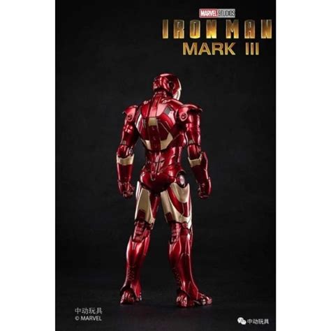 Iron Man Mk3 With Lighting Function Action Figure By Zd Toys - www ...