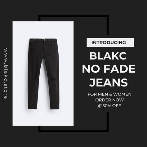 Blakc - Buy No Fade Black Jeans