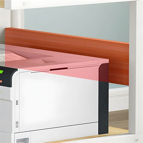 Ultra-Functional Compact Printer Stand with Locking Casters, Wood ...