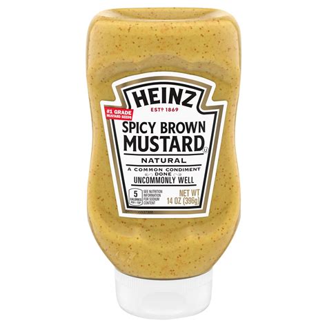 Heinz Spicy Brown Mustard - Shop Mustard at H-E-B