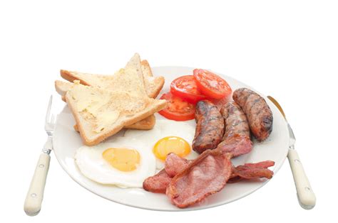 Desayuno Inglés Cocido Desayuno Yema Tostada PNG ,dibujos Carne, Yema ...