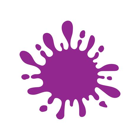 Purple Paint Splatter Clip Art